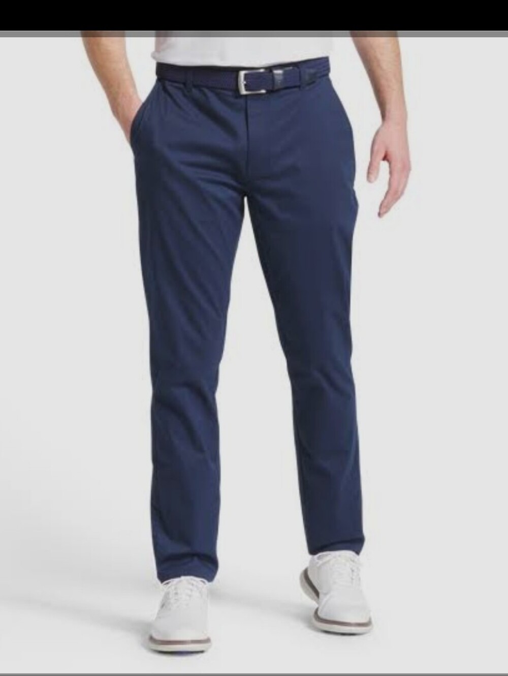 Footjoy Men's Classic Navy Performance Pants Travel Career Everyday W38/L32